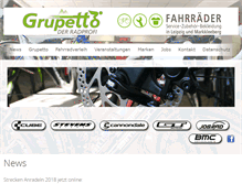 Tablet Screenshot of grupetto.de